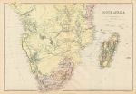 Southern Africa map, 1882