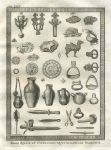 Siberia, objects found in ancient tombs, 1760