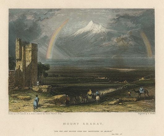 Holy Land, Mount Ararat, 1836