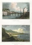 Wales, Cardigan & Aberystwith, (2 views), 1830