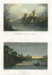 Wales, Pembroke Town & Castle, (2 views), 1830