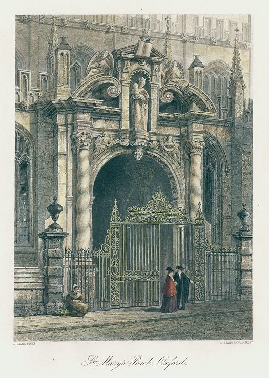 Oxford, St.Mary's Porch, 1875
