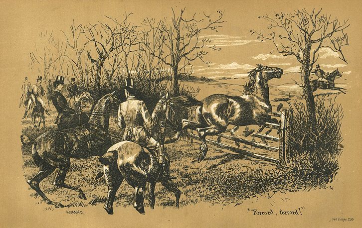 Hunting, 'forrard, forrard', 1894