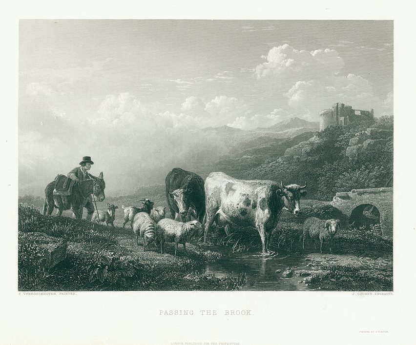 Passing the Brook, 1854