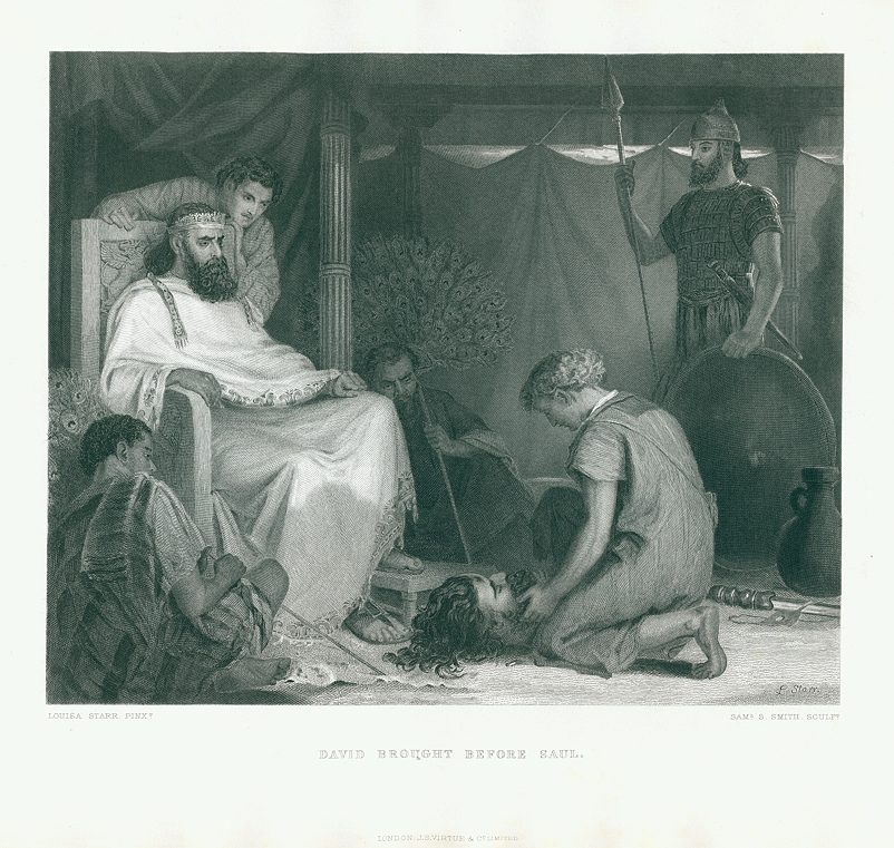 David brought before Saul, after Louisa Starr, 1871