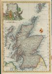 Scotland map, published 1781