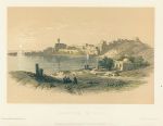 Lebanon, Sidon, after David Roberts, 1850