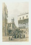 Egypt, Cairo, Bazaar of the Coppersmiths, after David Roberts, 1856