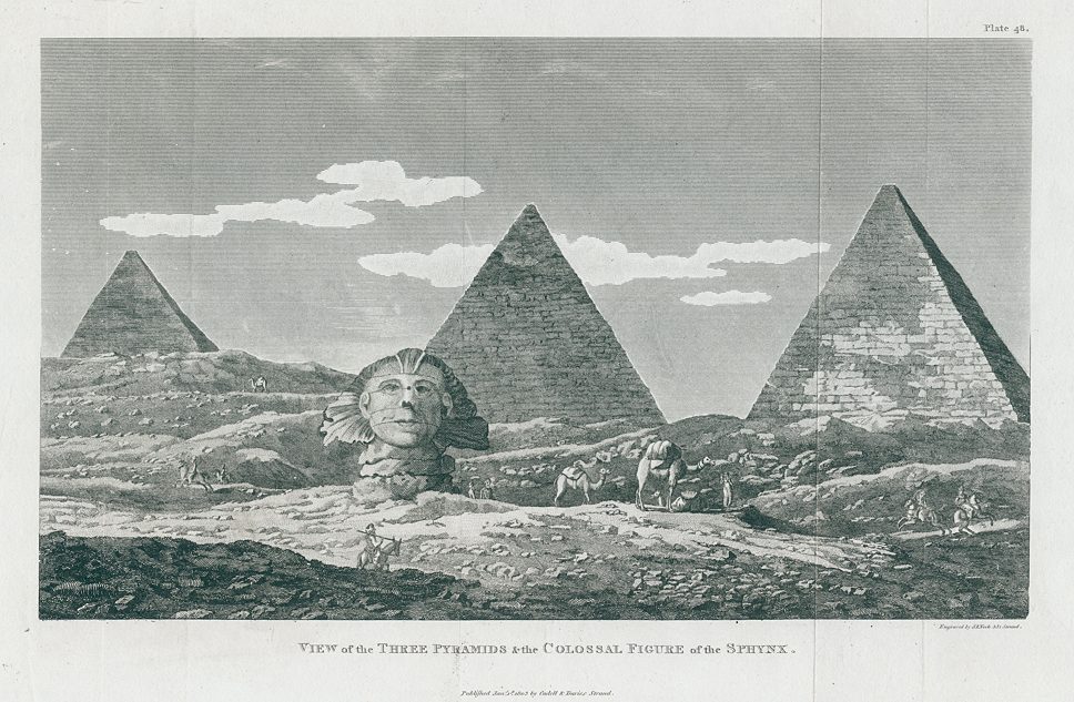 Egypt, The Pyramids and Sphynx, 1803