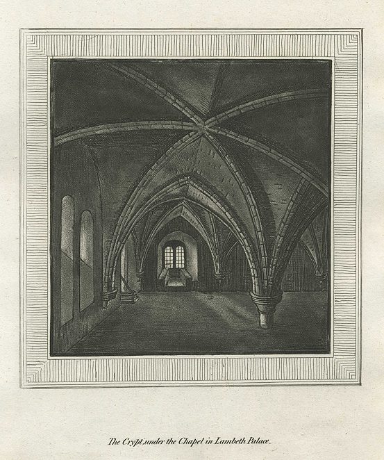 Lambeth Palace Crypt, 1796