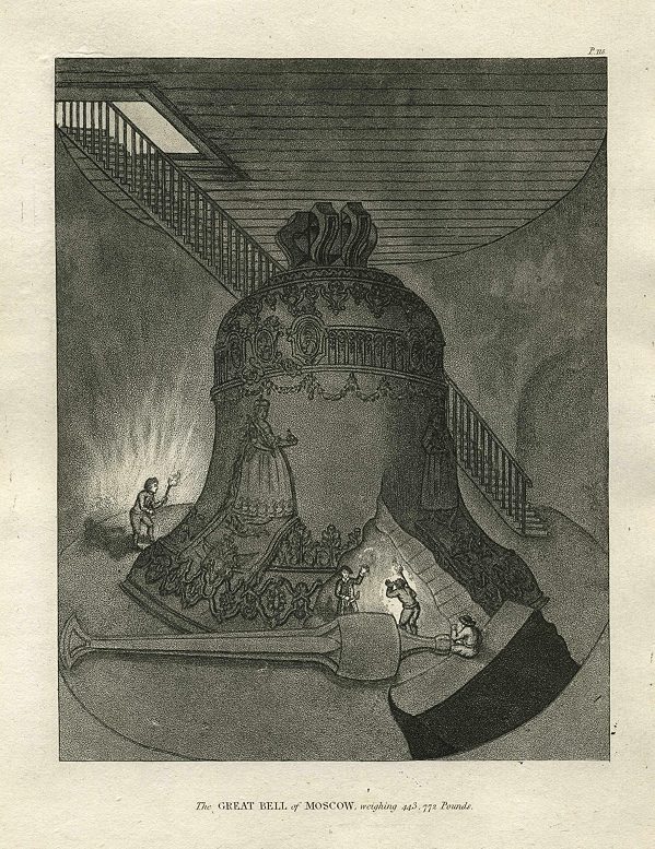 Russia, Moscow, the Great Bell, 1796