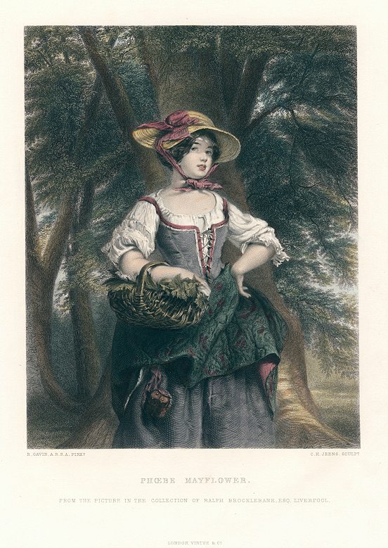 Phoebe Mayflower, after Robert Gavin, 1866