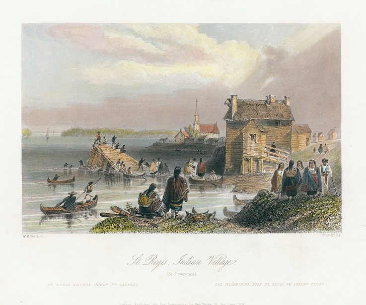 Canada, St.Regis Indian Village (St.Lawrence), 1842