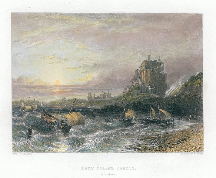 Northumberland, Holy Island Castle, 1842