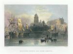Bristol, Redcliffe Church and the Basin, 1842