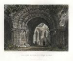 Lancashire, Furness Abbey, Chapter House, 1845