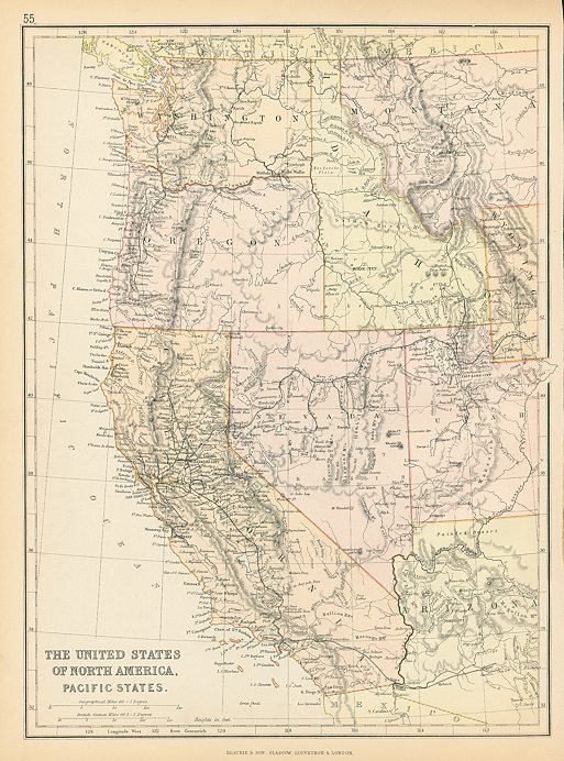 USA, western states, 1882