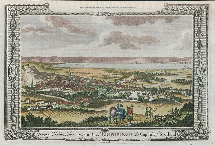 Scotland, Edinburgh view, 1784