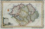 Ireland, Ulster map, 1784