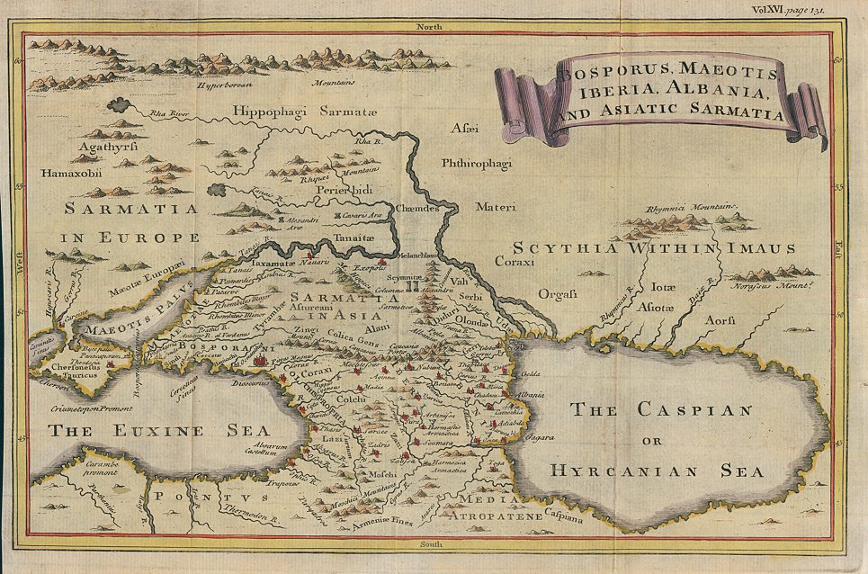 Ancient Armenia and Georgia, 1745
