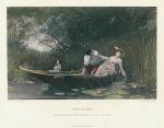 Simpletons (amorous couple in rowing boat), after Fildes, 1877