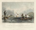 China, H.M. Ships at Bocca Tigris on the Pearl River, 1858