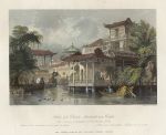 China, House of a Chinese Merchant near Canton, 1858