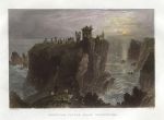Scotland, Dunottar Castle near Stonehaven, 1842