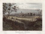 Kent, Canterbury from Harbledown, 1865