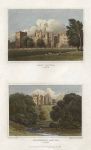 Durham, Raby Castle and Brancepath Castle (2 views), 1829