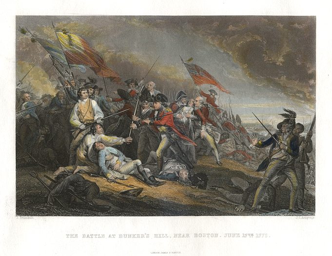 Battle of Bunkers Hill, (in 1775), 1863