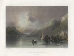 USA, Lake George, Sabbath Day Point, 1840