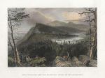 USA, Two Lakes & Mountain House on the Catskills, 1840