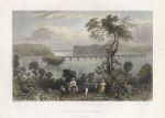 USA, Columbia Bridge on the Susquehanna, 1840