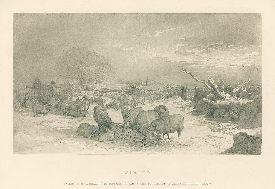 Winter, after Edward Duncan, 1883