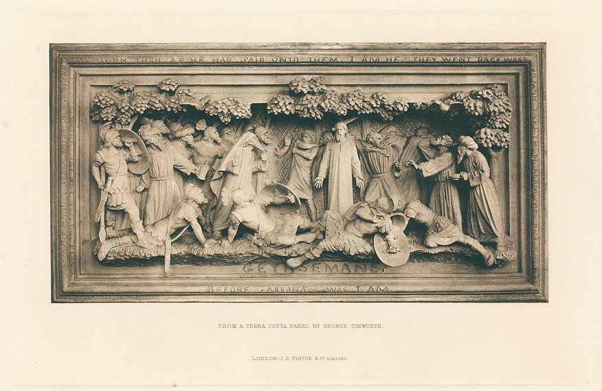 Gethsemane, terracotta panel by George Tinworth, 1883