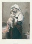 The First Hope (mother with baby), after Jalabert, 1877