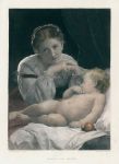 Watch and Ward (mother with child), after Bouguereau, 1877
