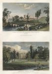 Essex, Chipping Hill, Witham & Writtle Lodge, (2 views), 1834