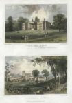 Essex, Felix Hall & Coggeshall, (2 views), 1834