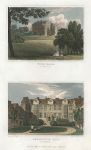 Yorkshire, Tong Hall & Heslington Hall (2 views), 1834