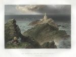 Swansea Bay, Mumbles Rocks and Lighthouse, 1842