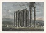 Greece, Temple of Jupiter Olympus, 1875