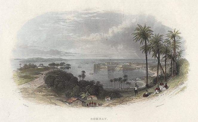 India, Bombay view, 1872