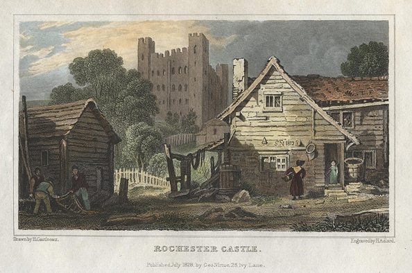 Kent, Rochester Castle, 1832
