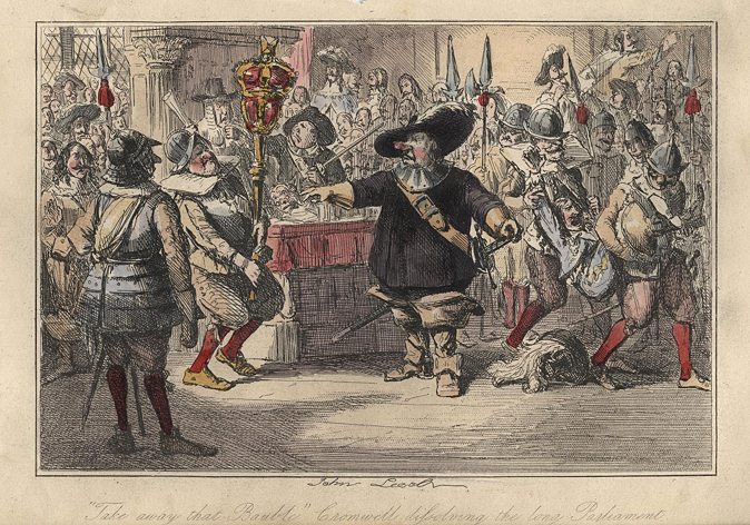 Oliver Cromwell in the House of Commons, 1848