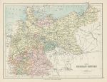 German Empire map, 1875