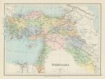 Turkey in Asia map, 1875