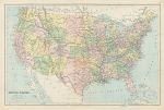 United States map, 1875