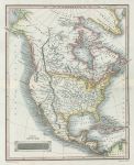 North America map, 1826
